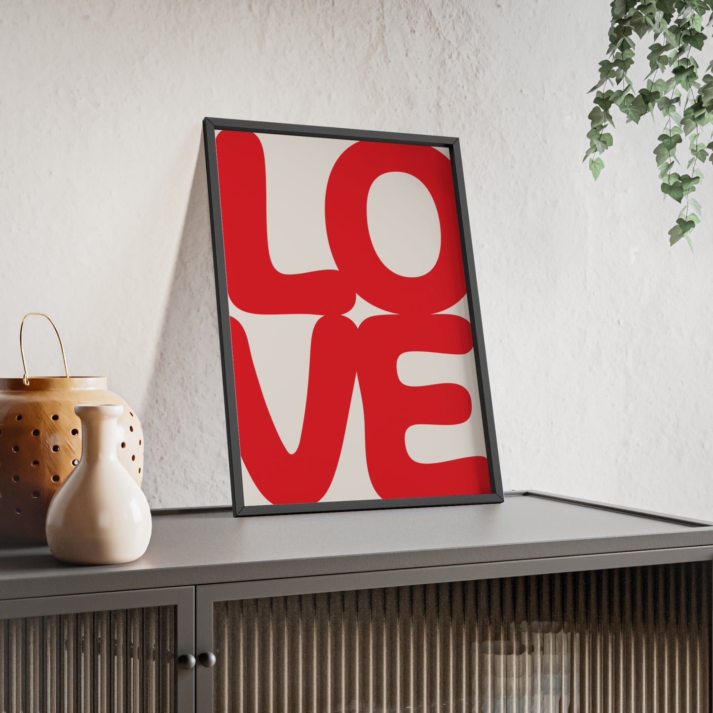 Valentine home décor LOVE poster