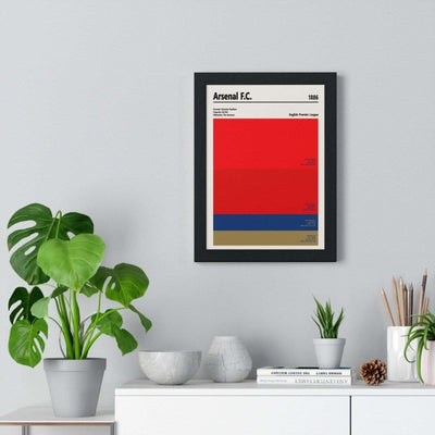 Framed Arsenal colour swatch print