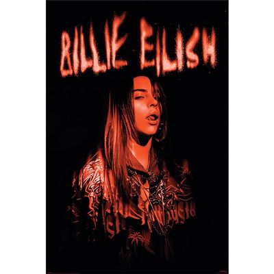 Framed Billie Eilish Sparks maxi poster
