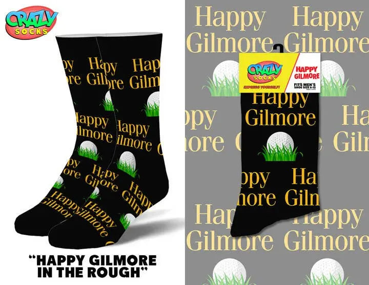 Socks Happy Gilmore Socks – Funny Golf Gift for Fans of the Classic Comedy Movie Crazy Socks