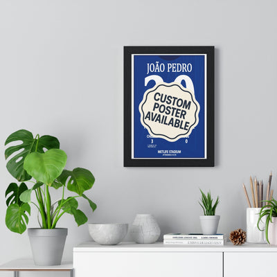 Framed personalised print