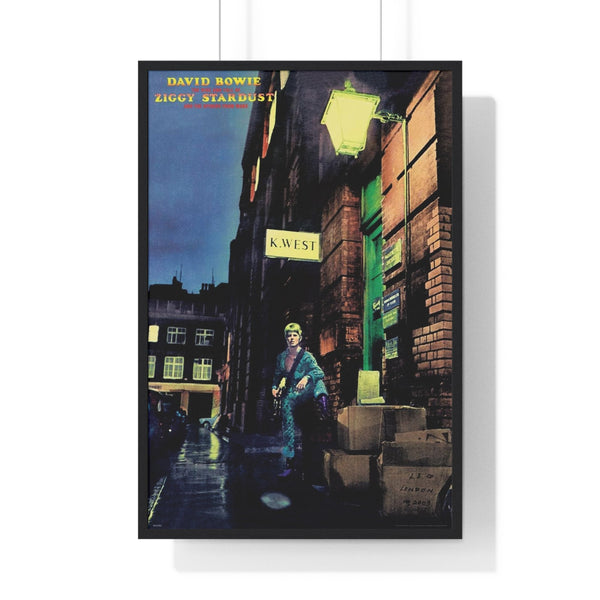 David Bowie Ziggy Stardust album artwork maxi poster framed