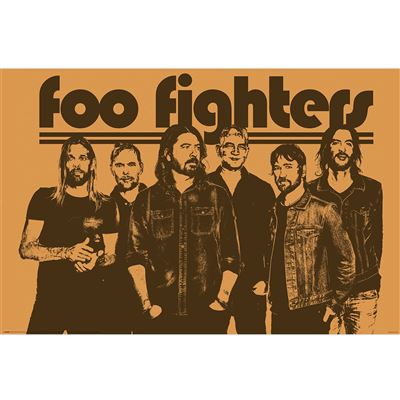 Framed Foo Fighters Band Artwork maxi poster