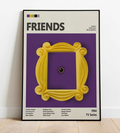 Framed Friends TV Show Poster poster