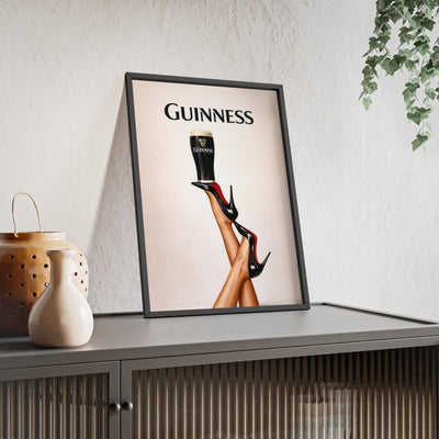 Framed Guinness Beer Fashion - Home Bar Print print