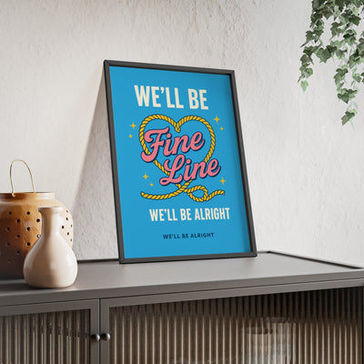 Framed Harry Styles Fine Line poster