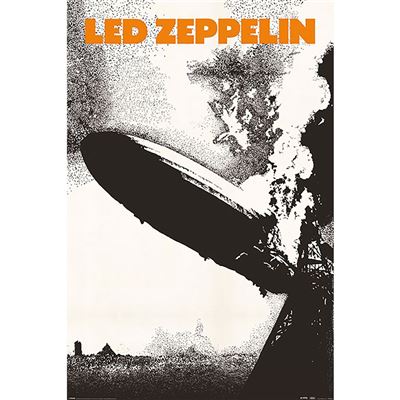 Framed Led Zeppelin Debut Album Artwork maxi poster