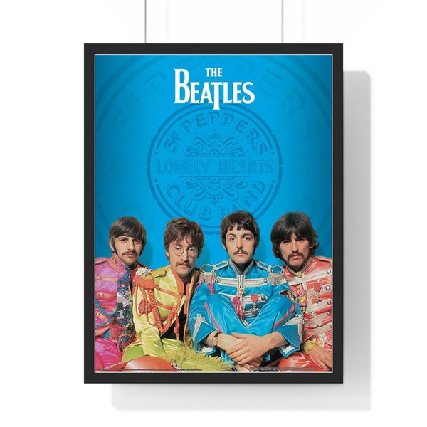 The Beatles Sgt.. Pepper Band Framed or Unframed 30x40cm Music Poster - The Beatles wall art main framed product image