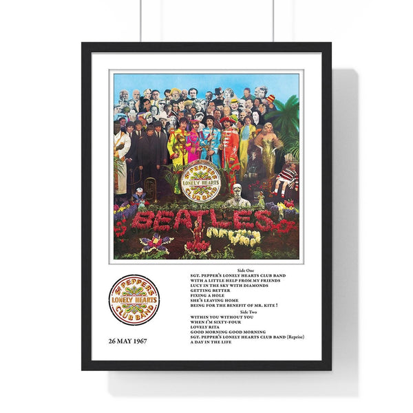 The Beatles Sgt. Pepper Collector Print Framed or Unframed 30x40cm Music Poster - The Beatles wall art main framed product image