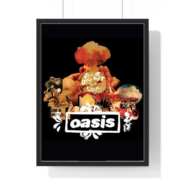 Oasis Dig Out Your Soul Collector Print Framed or Unframed 30x40cm Music Poster - Oasis wall art main framed product image