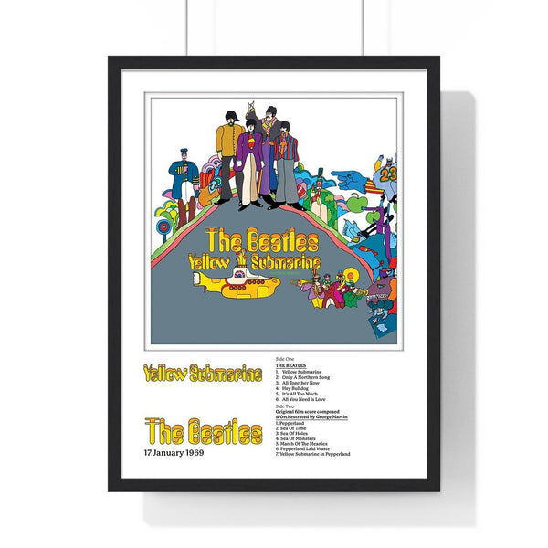 The Beatles Yellow Submarine Collector Print Framed or Unframed 30x40cm Music Poster - The Beatles wall art main framed product image