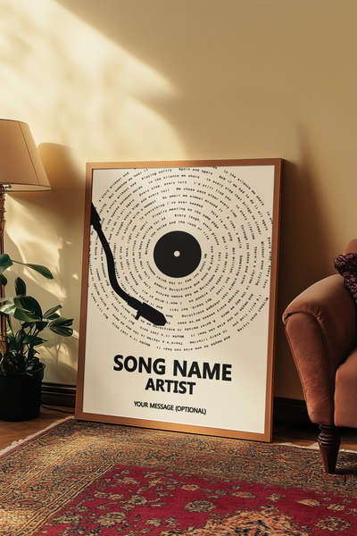 Framed custom print wall display