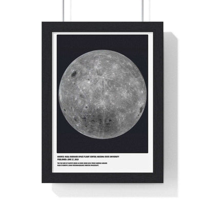 Framed Moon Near & Far Side poster