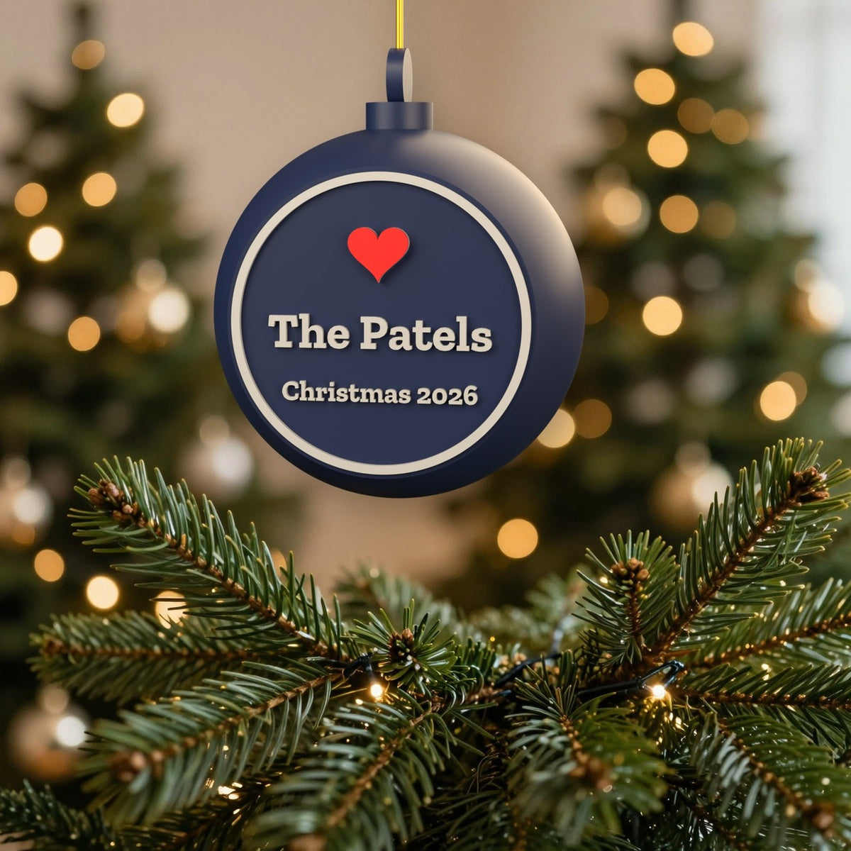 Personalised Family Bauble - more colour ideas