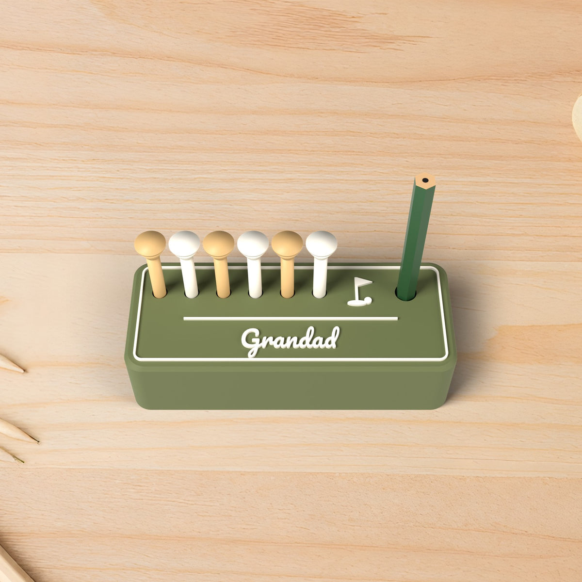 Personalised Golf Tee Holder - another colour choice