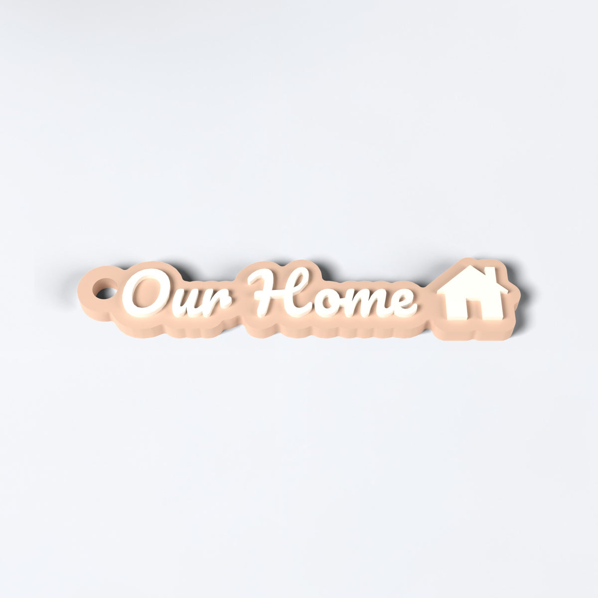 Personalised New Home Keyring - another colour choice