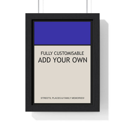 Framed personalised print