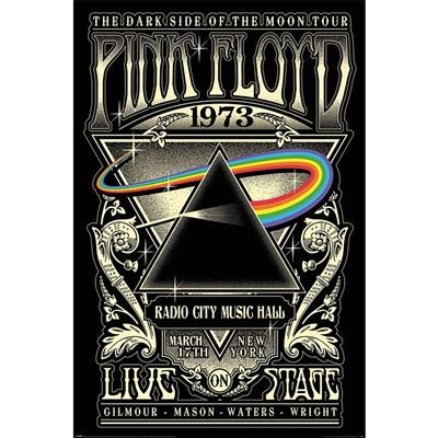 Framed Pink Floyd Dark Side of the Moon Tour maxi poster