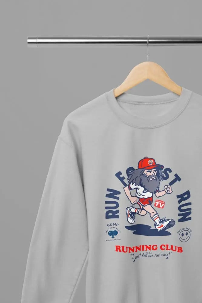 Clothing Run Forest Run - Forest Gump Movie Funny Gym T-Shirt/Sweatshirt Poster Kingz