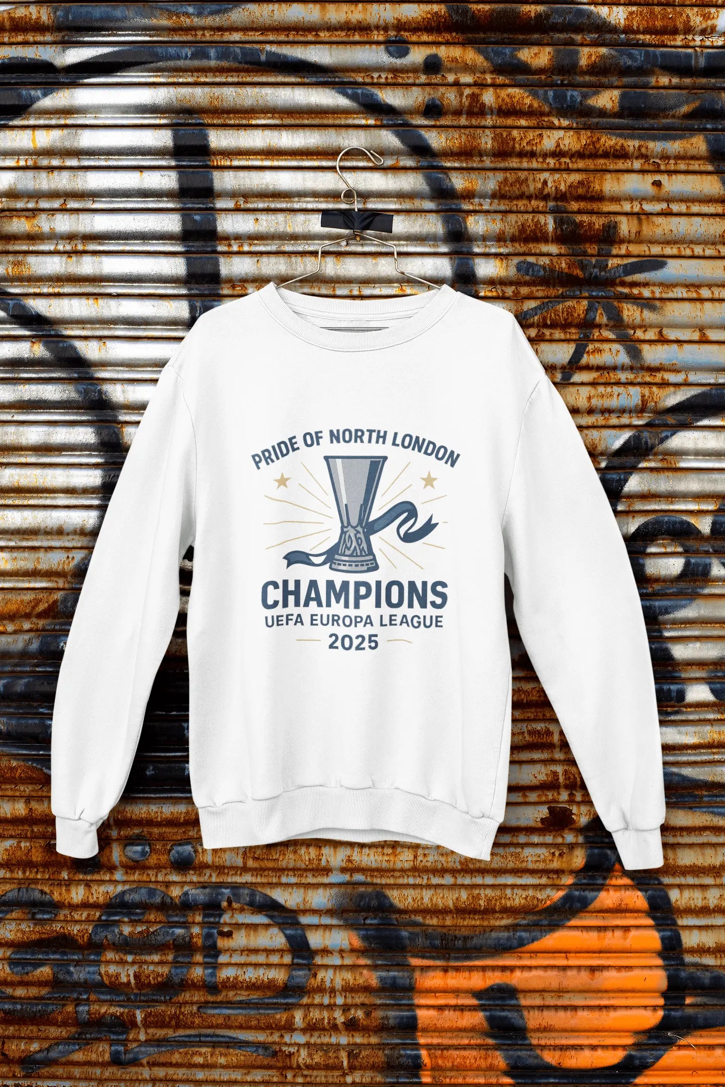 Soccer Poster Tottenham Europa League Winners 2025 T-Shirt & Sweatshirt Poster Kingz