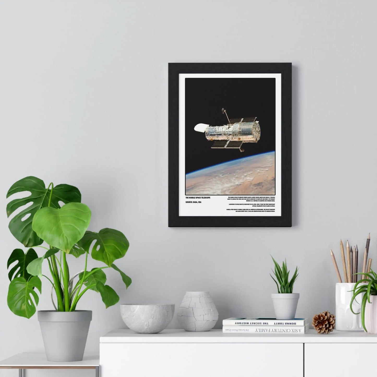 Space Hubble Space Telescope Poster | NASA ESA Print Poster Kingz