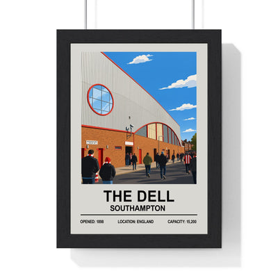 Southampton The Dell Stadium Print