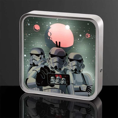 Framed Stormtrooper Perspex Lamp - Official Star Wars Desk & Wall Light poster