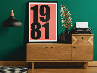 Framed custom print