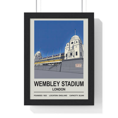 Wembley Stadium poster — the iconic UK ground in print form