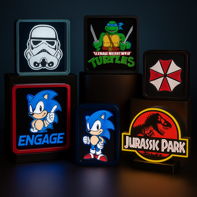 Retro Movie & Gaming Lamps | Iconic Light-Up Collectibles – PosterKingz