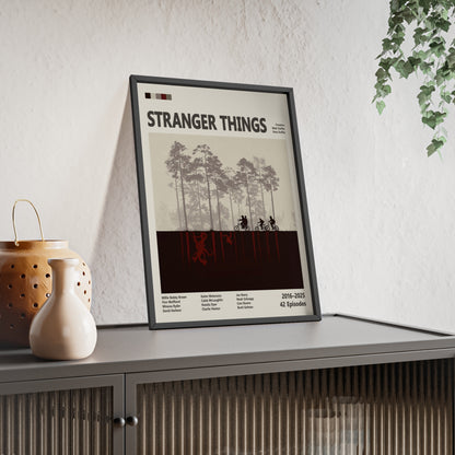 Stranger Things Minimilist TV Series Poster