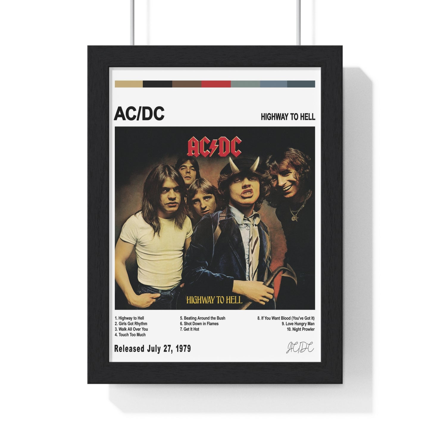 AC/DC Collection Album Poster