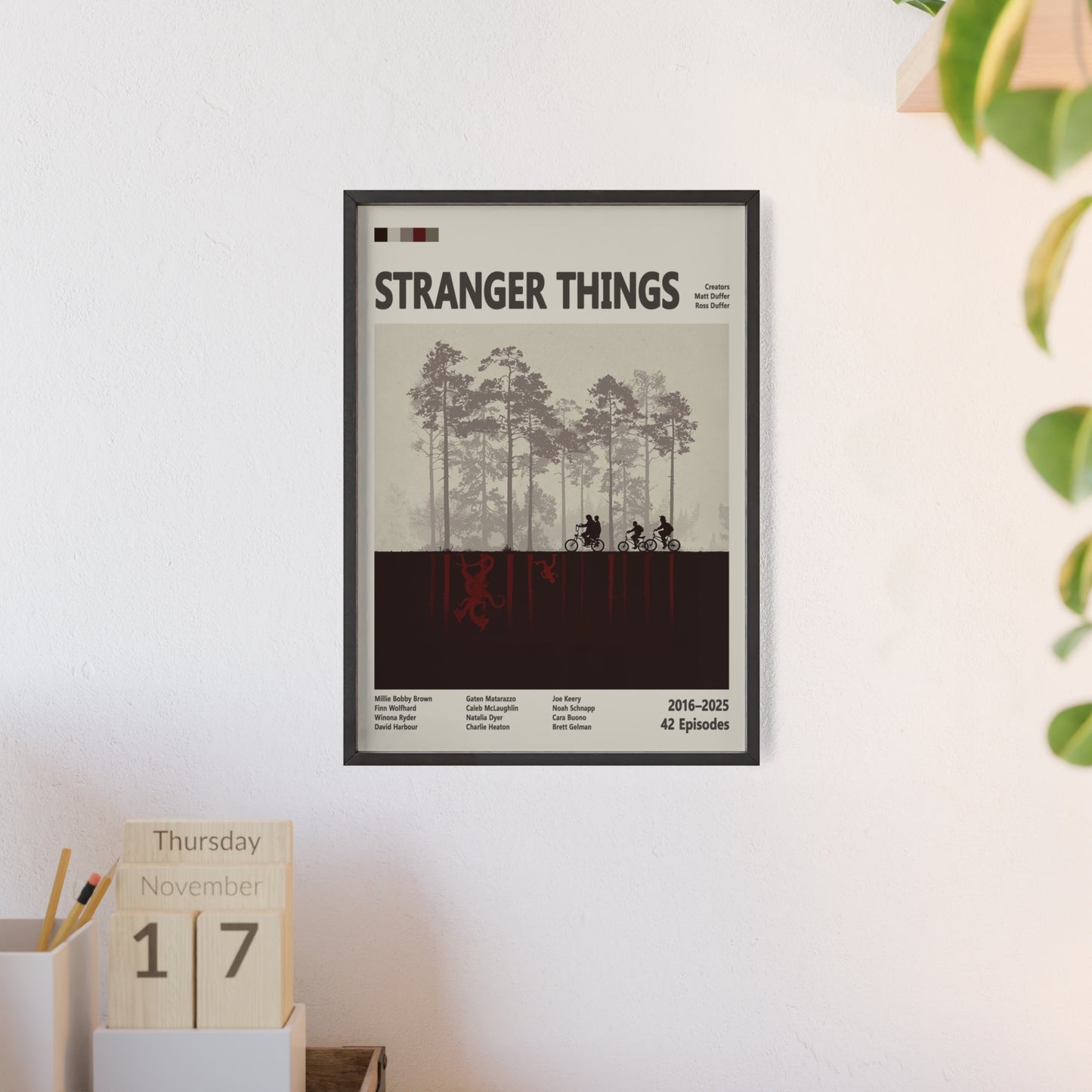 Stranger Things Minimilist TV Series Poster