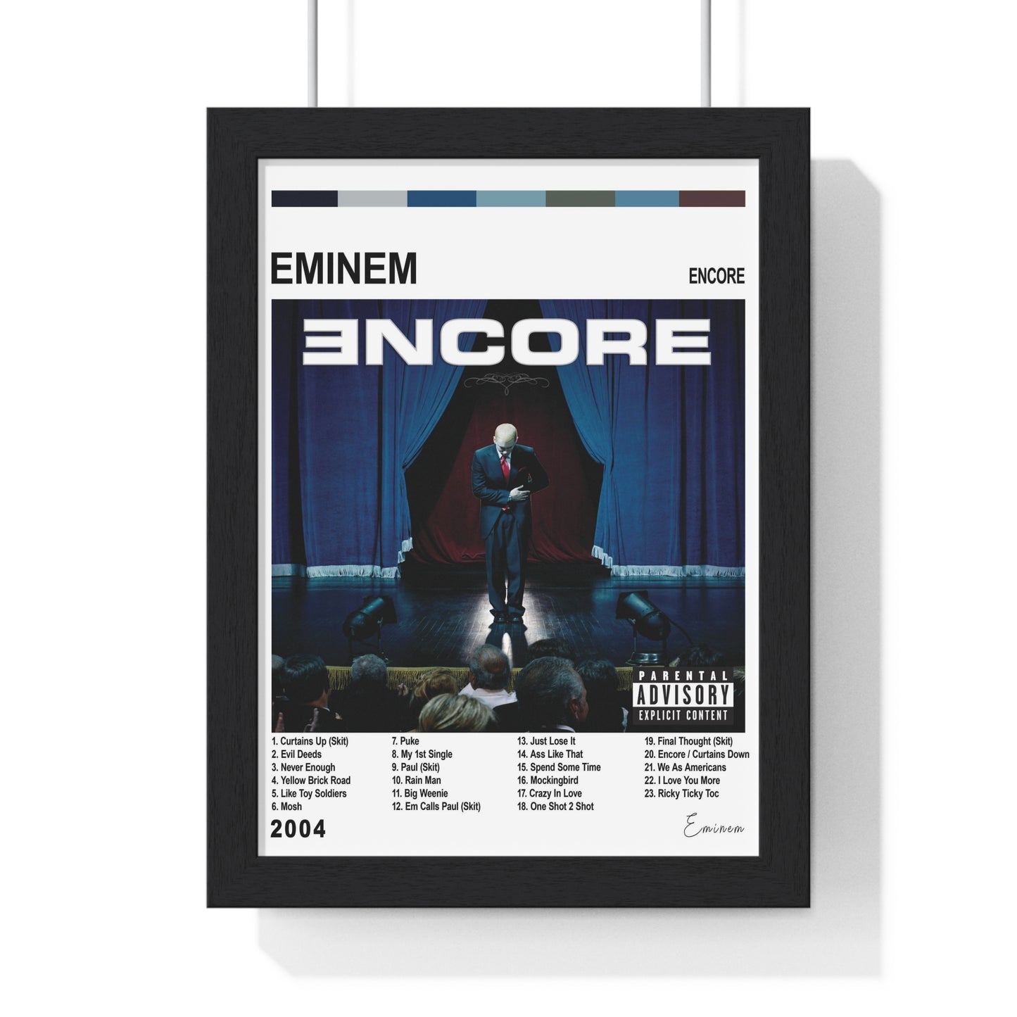 Eminem Album Cover Poster