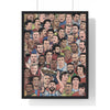 Framed Football Legends Collage Maxi poster