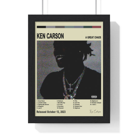 Ken Carson - A Great Chaos Album Cover Poster