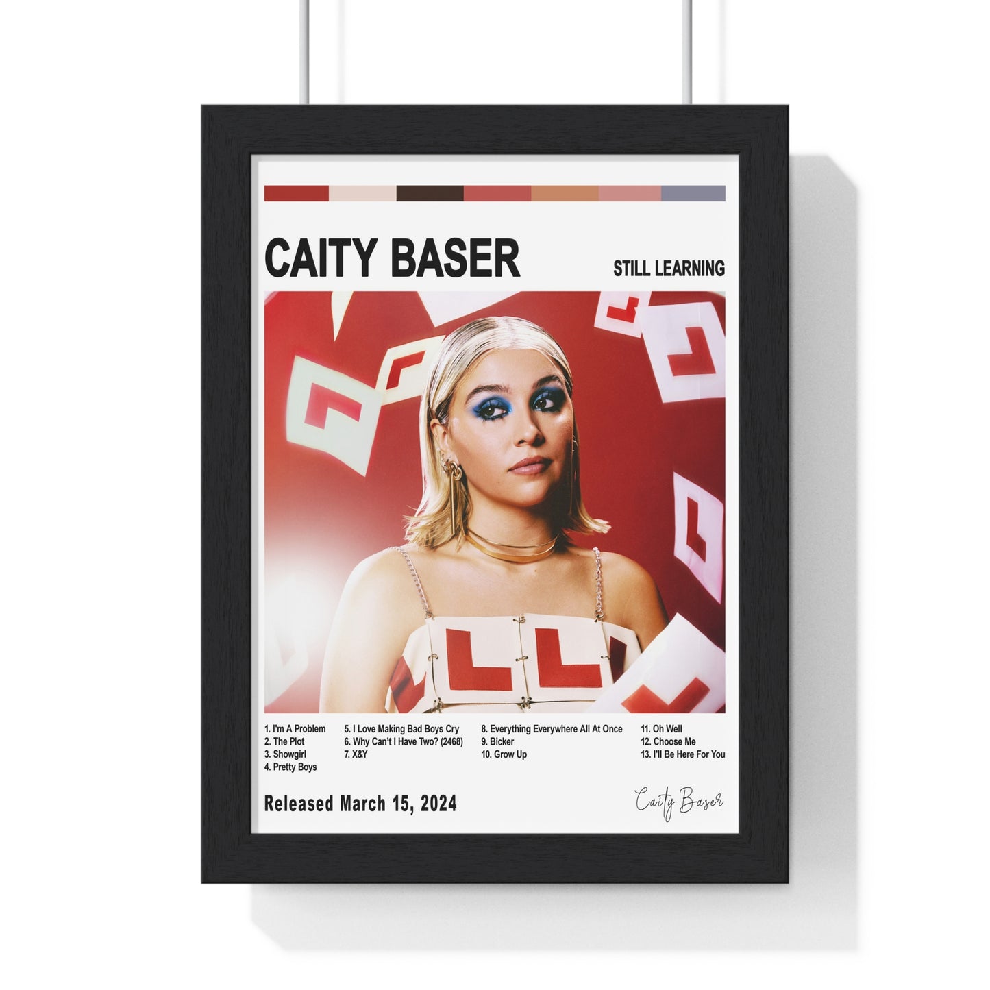 Caity Baser - Still Learning Album Cover Poster