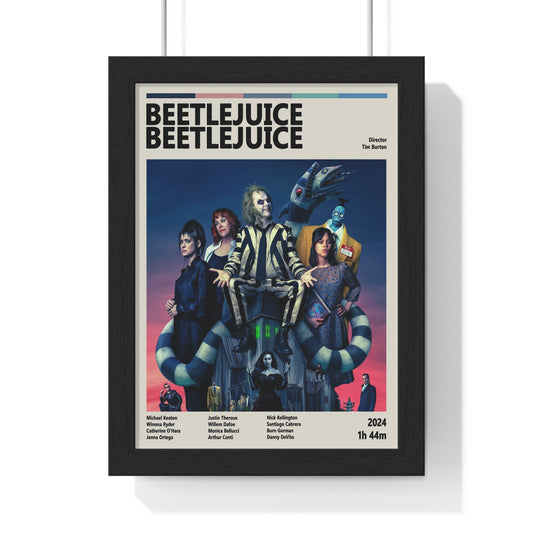 Beetlejuice Beetlejuice 2024 Info Movie Poster