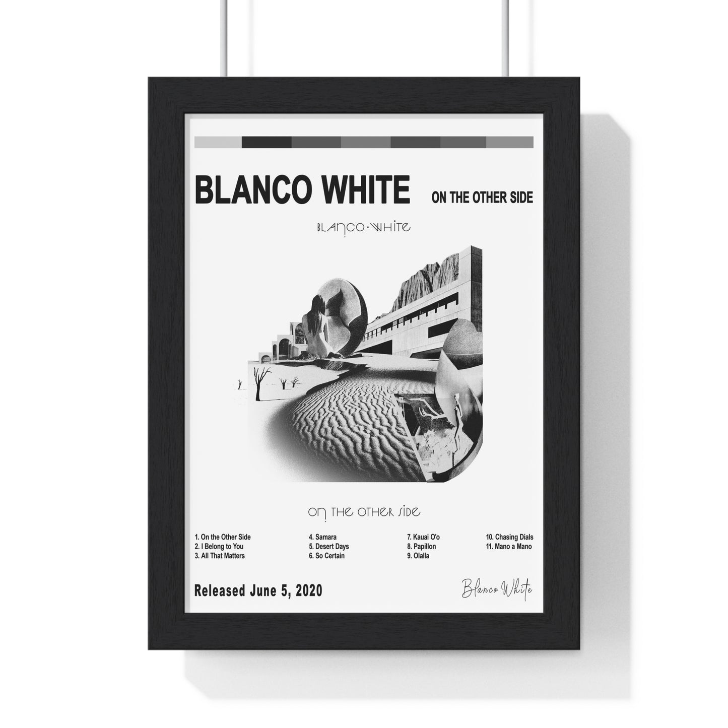 Blanco White - On The Other Side Album Cover Poster