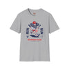 Light Blue t-shirt with Forrest Gump Running Club Movie Parody