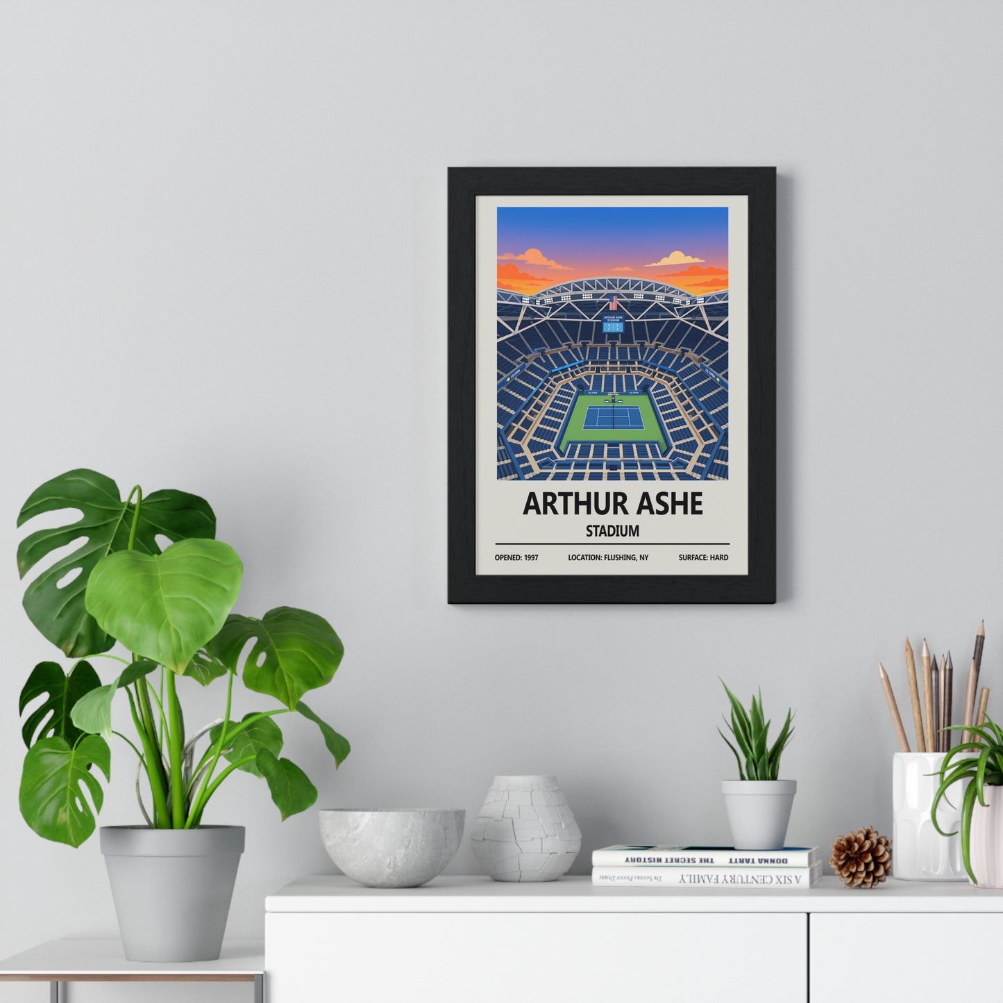 Arthur Ashe Stadium Print