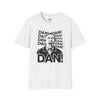 Light Blue t-shirt with Alan Partridge DAN! TV Comedy Parody