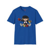 Light Blue t-shirt with AC/DC Baby Blocks Parody Rock