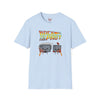 Black t-shirt with Back to the Past Ctrl Z Tech Programmer Parody