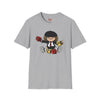Grey t-shirt with AC/DC Baby Blocks Parody Rock