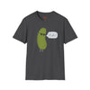 Black t-shirt with Dill With It Pickle Pun