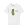 Black t-shirt with Dill With It Pickle Pun