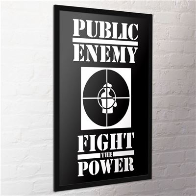 Public Enemy Fight The Power logo maxi poster 24 x 36 inch wall poster