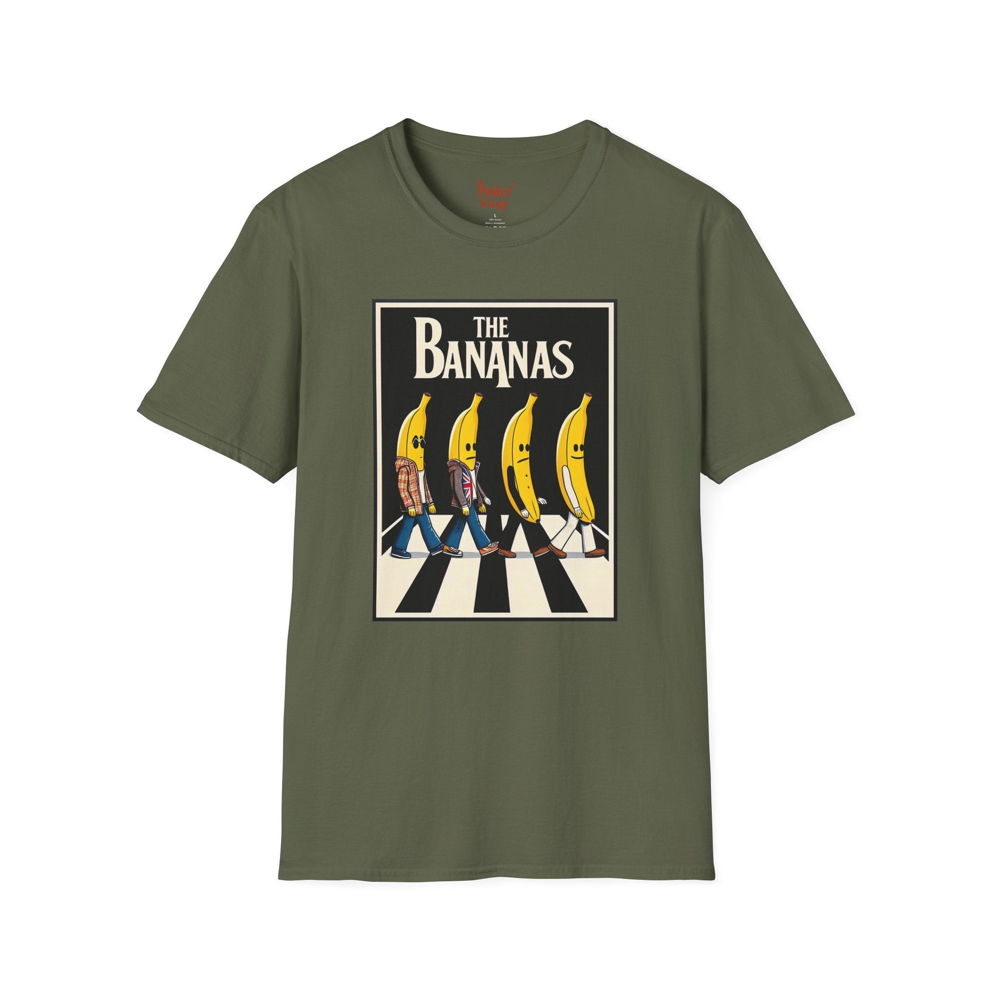 Navy t-shirt with The Bananas Music Parody
