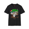 Black t-shirt with Shitter's Full Christmas Christmas Vacation Parody